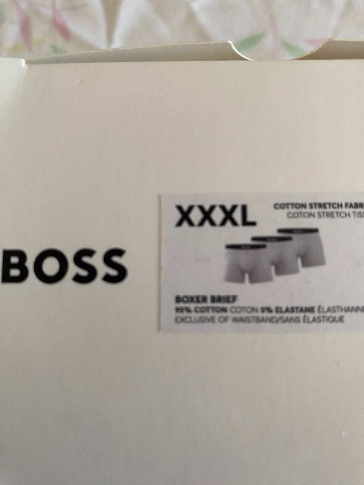 3 Boss Boxer Brief One XXXL blanc Nouveau dans la boîte, Enlèvement ou Envoi, Blanc, Boxer