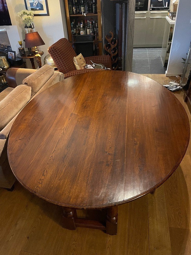 OVALE RONDE EETTAFEL SIDETABLE Eichholtz Gateleg diningtable, Ophalen