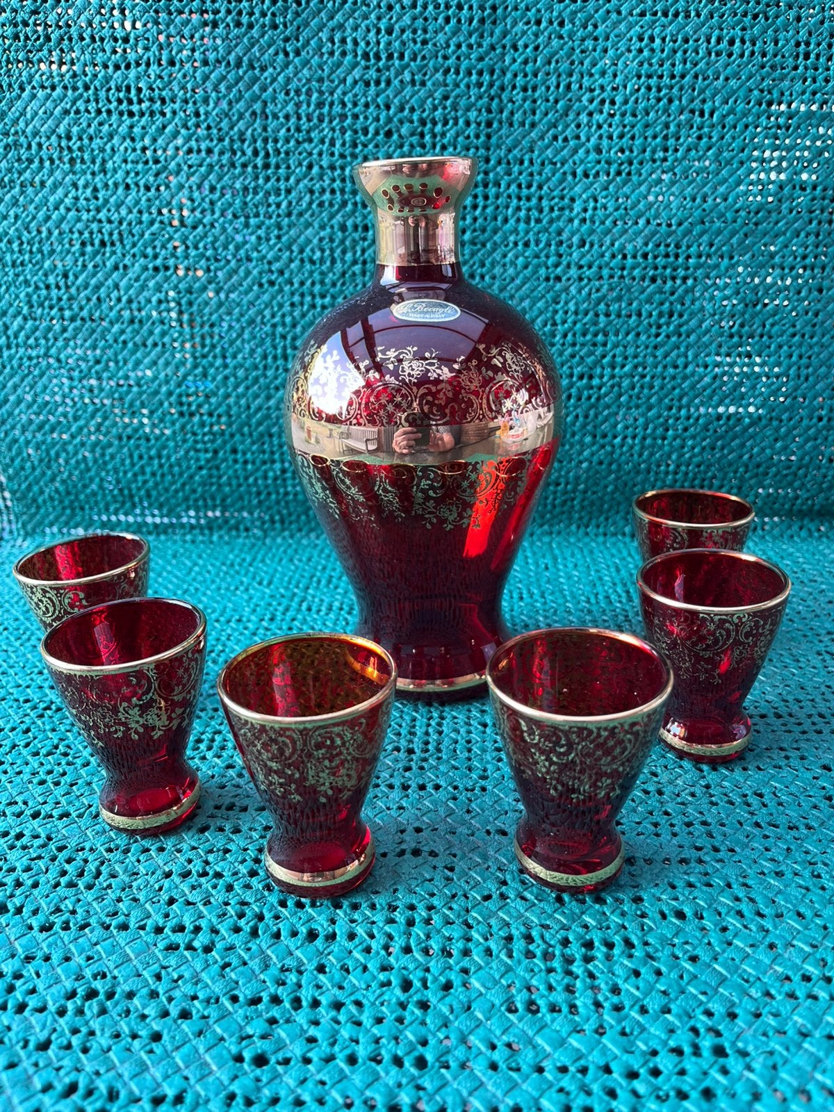 Vintage L. Becagli Italiaans glaswerk, Antiek en Kunst, Ophalen