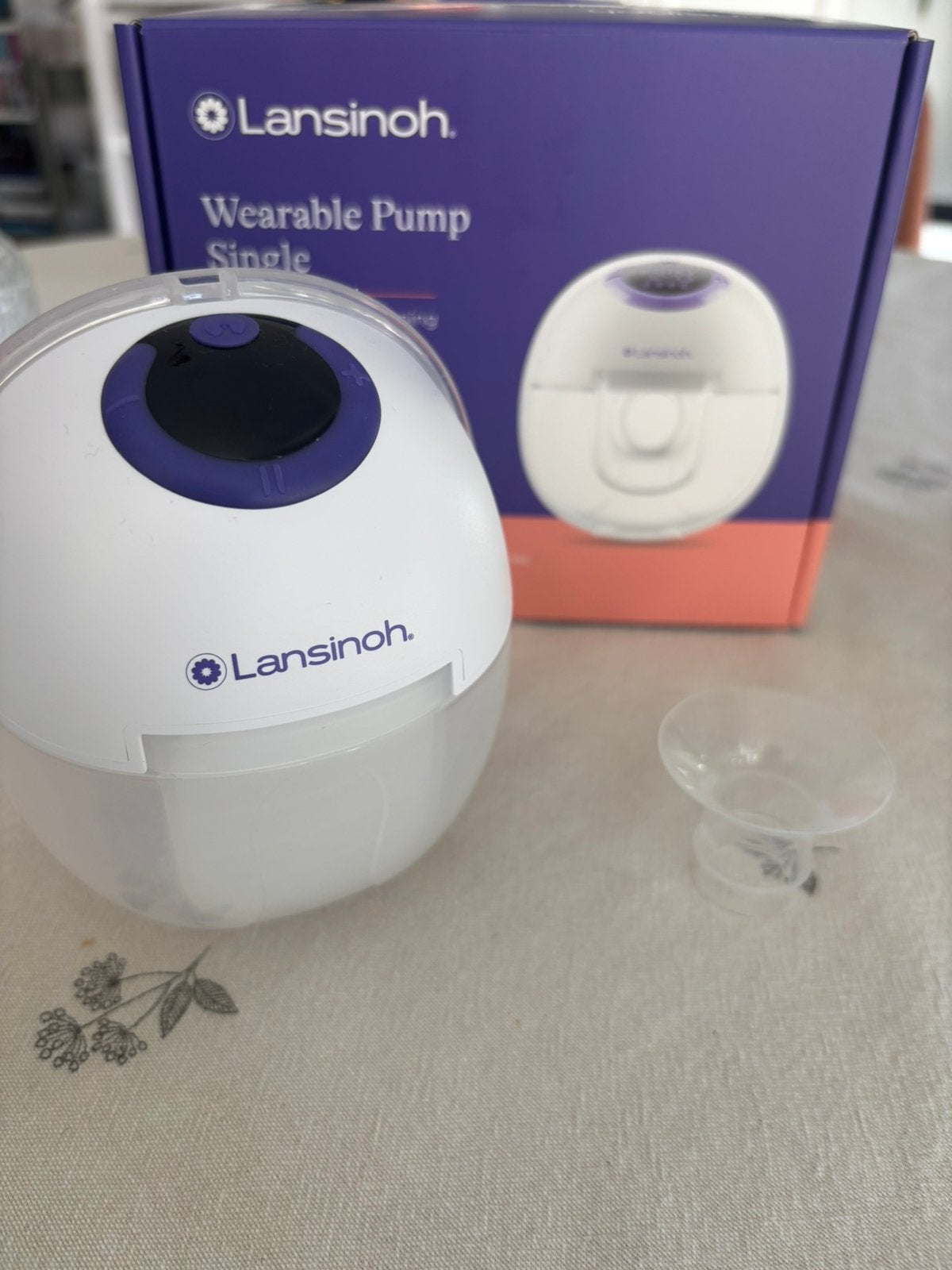 Lansinoh Single,draagbare en handsfree elektrische borstkolf, Kinderen en Baby's, Ophalen, Zo goed als nieuw
