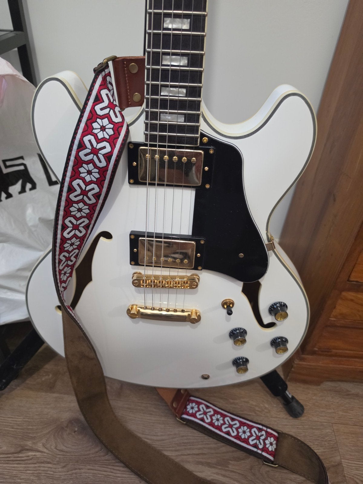 Larry carton h7 semi hollow body, Muziek en Instrumenten, Ophalen, Hollow body