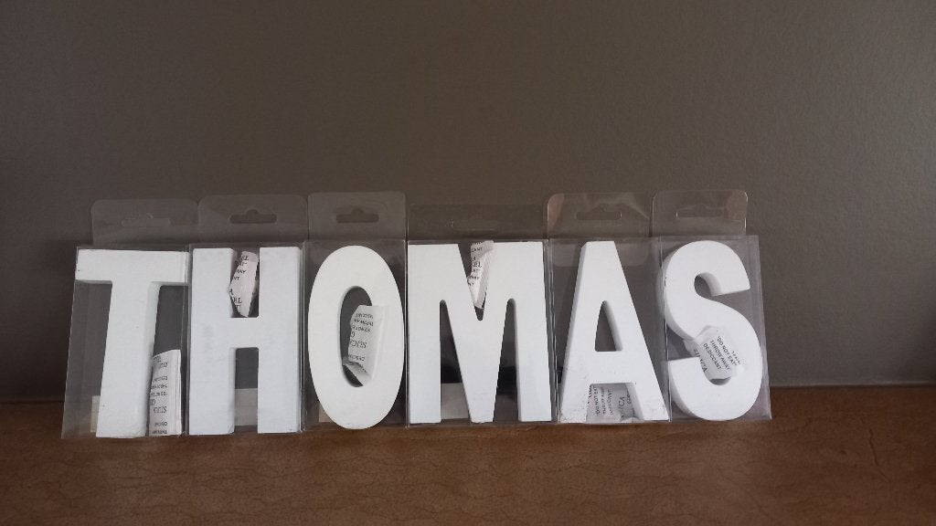 Letters in hout THOMAS, Ophalen, Nieuw