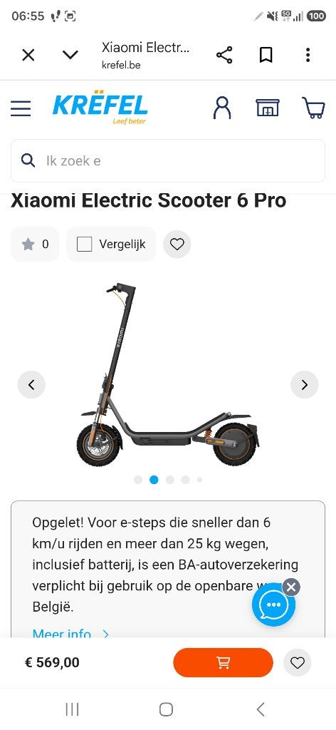 Trottinette électrique, Vélos & Vélomoteurs, Enlèvement, Neuf, Step électrique (E-scooter), Xiaomi