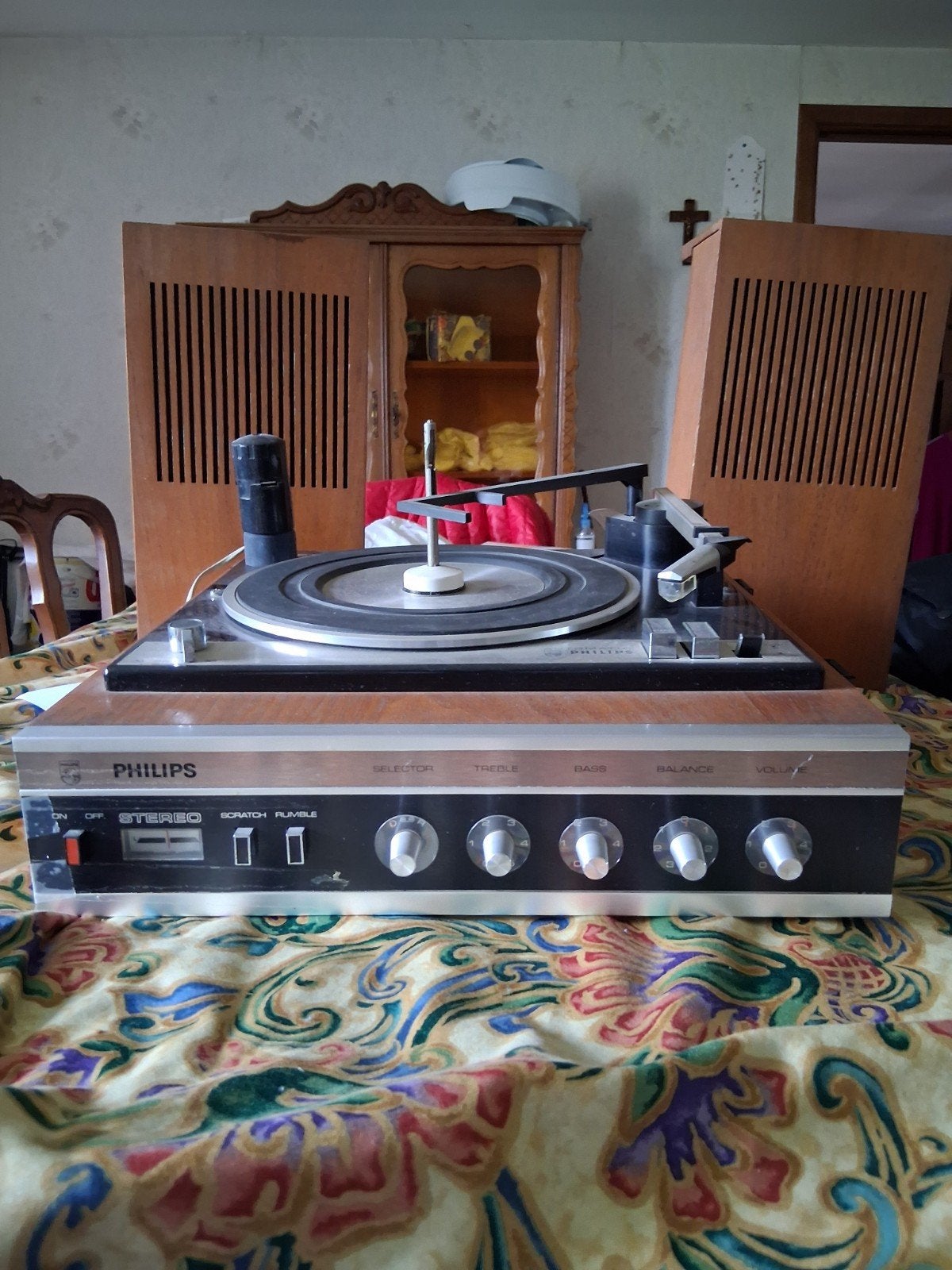 retro platenspeler, Muziek en Instrumenten, Ophalen, Zo goed als nieuw