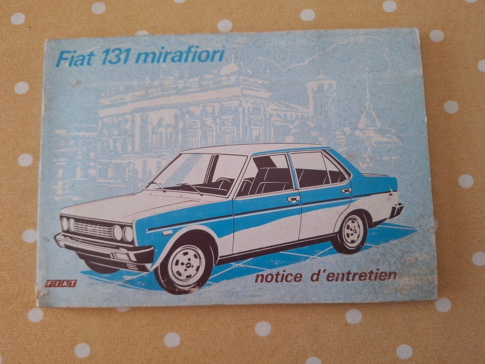 Manuel d'instruction FIAT 131, Enlèvement ou Envoi
