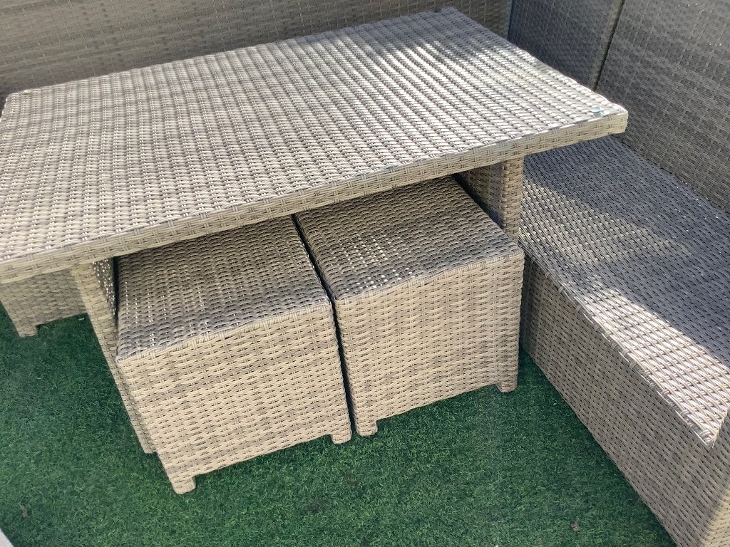 Loungeset, Jardin & Terrasse, Comme neuf, 8 places, Enlèvement, Autres matériaux