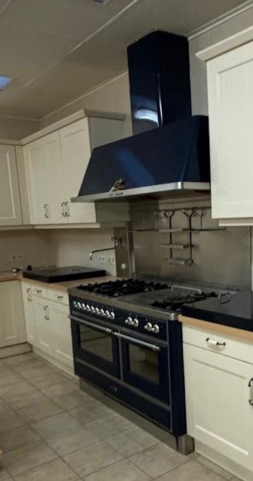 Boretti professioneel kookfornuis, Electroménager, Cuisinières, Comme neuf, À Poser, 5 zones de cuisson ou plus, 85 à 90 cm, 60 cm ou plus