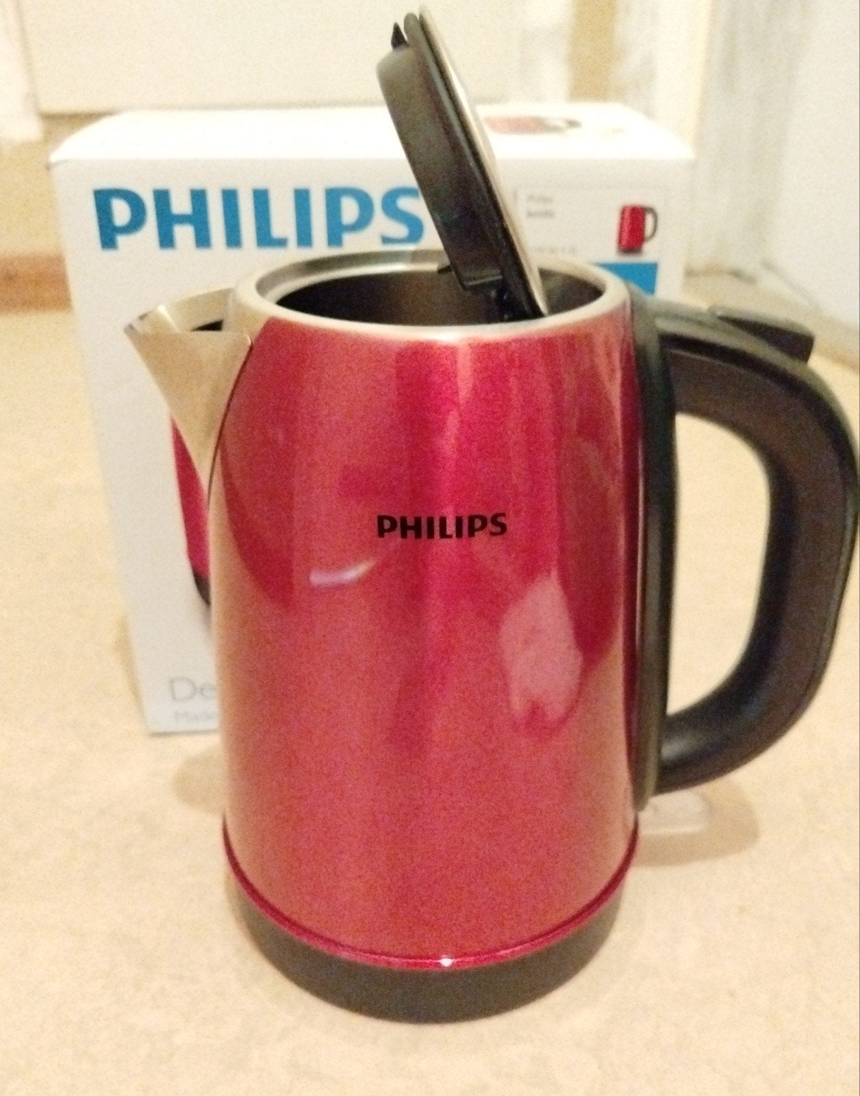 Waterkoker, Philips, Rood, Ophalen