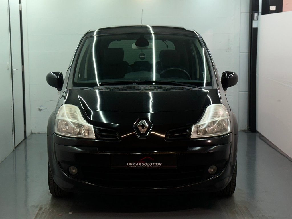 Renault modus Initiale 1.2i ac pano dak leder 2010 lezok, Auto's, Renault, Voorwielaandrijving, Zwart, 4 cilinders, Zwart