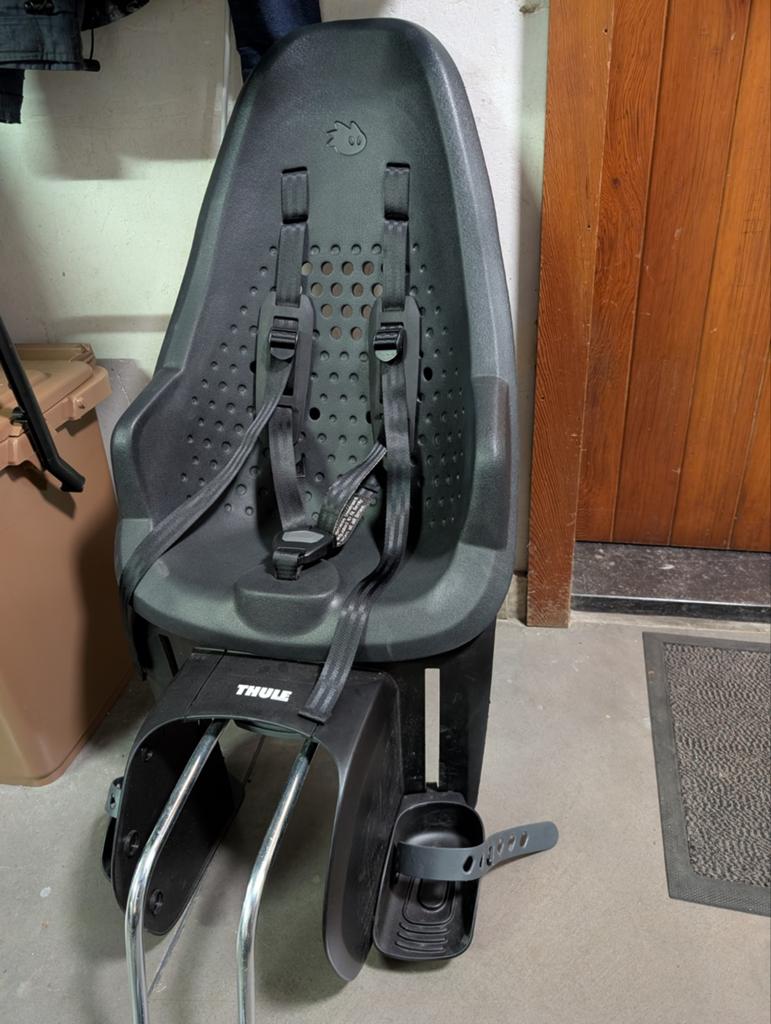 Thule Yepp 2 Maxi - Frame Mount, Ophalen, Achterzitje, Voetsteuntjes, 0 t/m 18 kg
