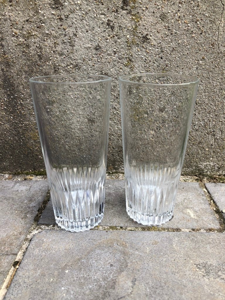 2 verres à bière neutres, Collections, Verres & Petits Verres, Enlèvement ou Envoi