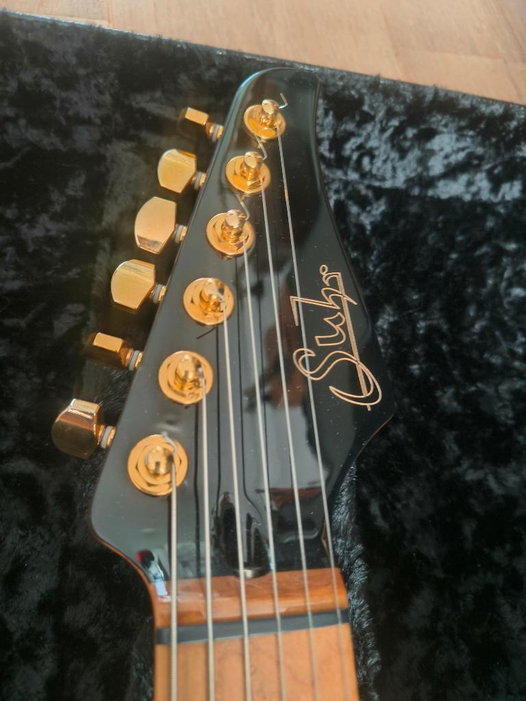 Suhr Mateus Asato Signature Classic T -  Black, Ophalen of Verzenden, Zo goed als nieuw, Solid body, Overige merken