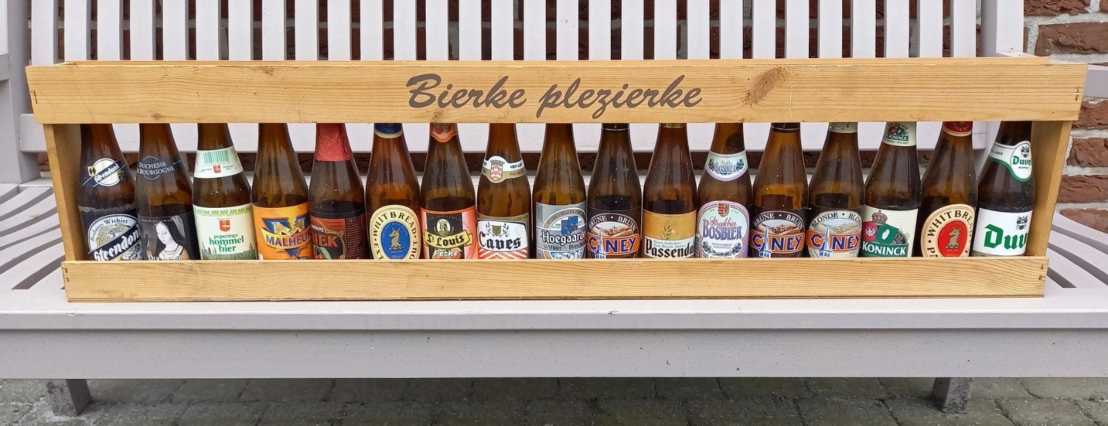 Verzameling bierflesjes, Ophalen, Flesje(s)