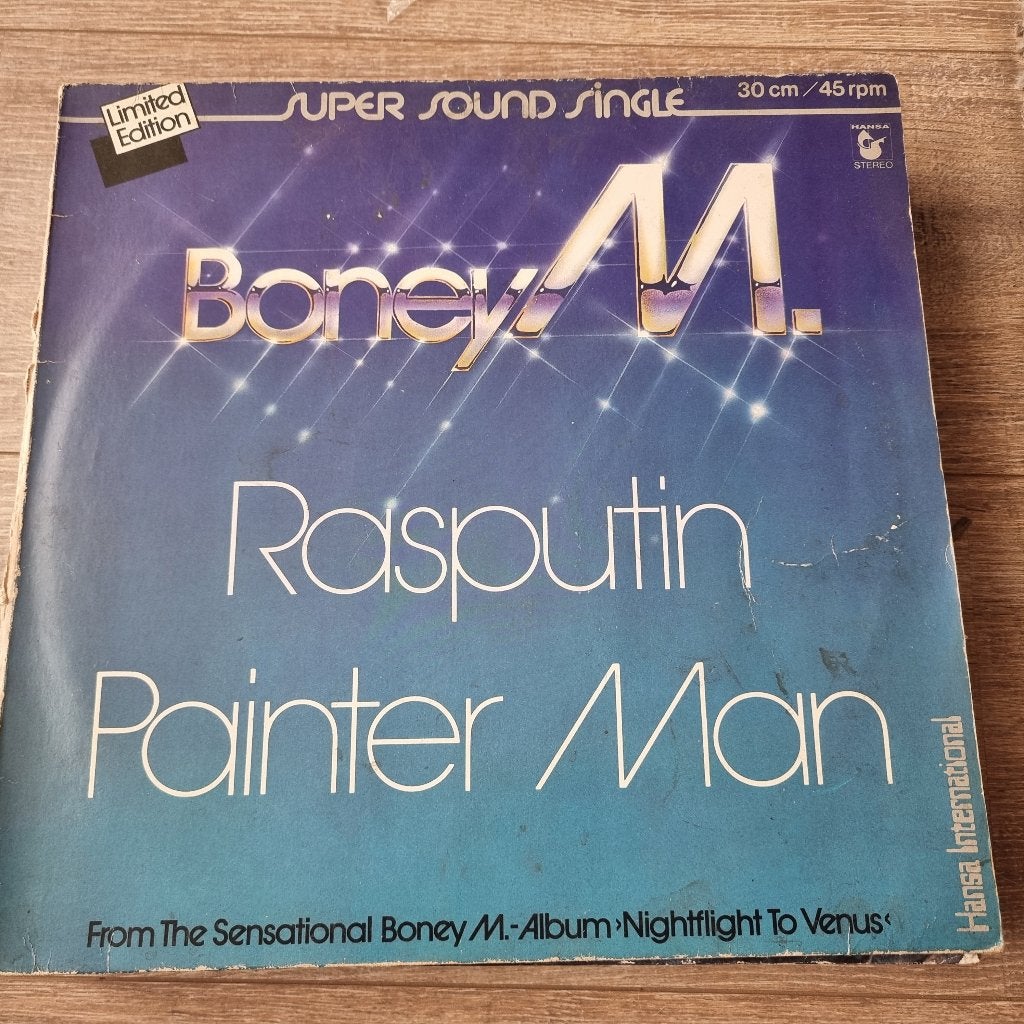12" Boney M. – Rasputin / Painter Man, CD & DVD, Vinyles Singles, Enlèvement ou Envoi, Utilisé, 12 pouces, Dance et House