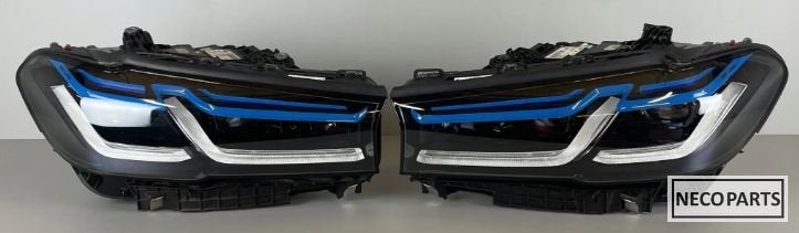 BMW M5 F90 FACELIFT LASER SHADOW KOPLAMPEN 8082661 8082662, -, Utilisé, -, Enlèvement ou Envoi
