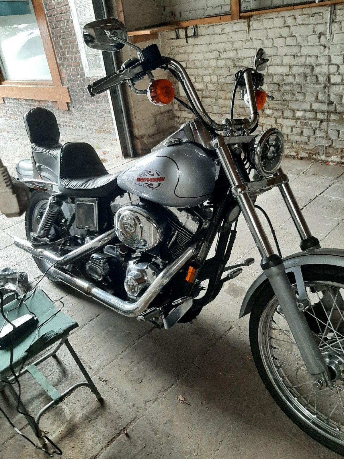 Voiture vintage Harley Davidson Wide Glide 1999 avec 9700 km, Particulier