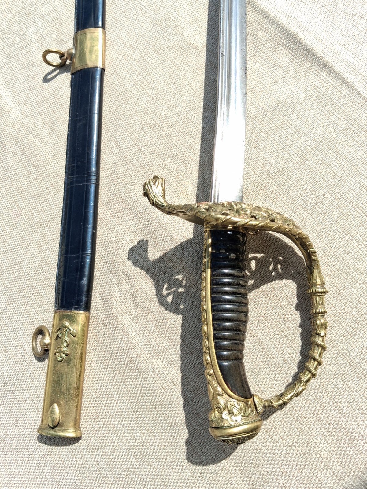 Sabel Franse marine M1837 Klingenthal, Ophalen of Verzenden, Landmacht, Zwaard of Sabel