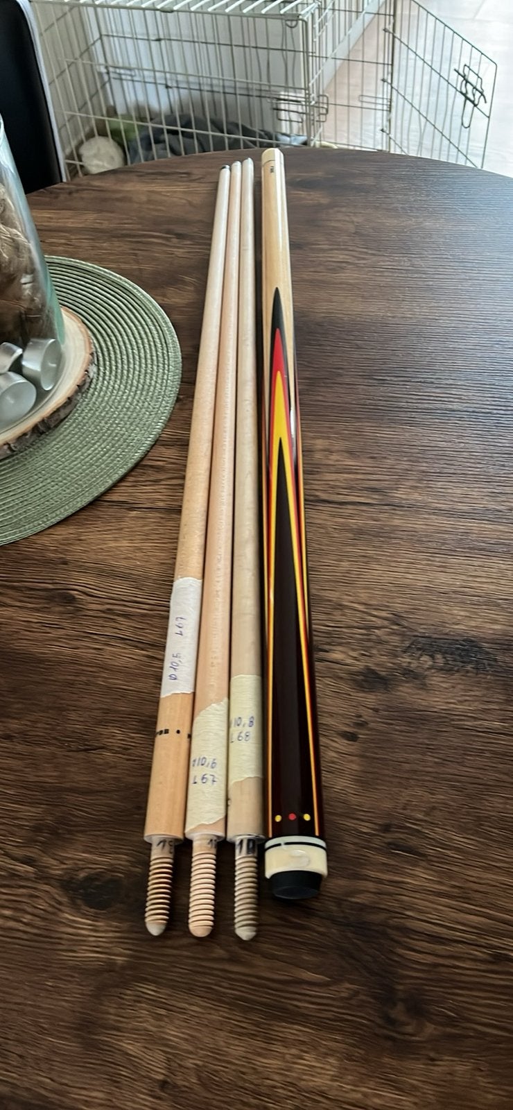 Keu Fire flame met 3 topeindes, Ophalen, Zo goed als nieuw, Keu of Ballen