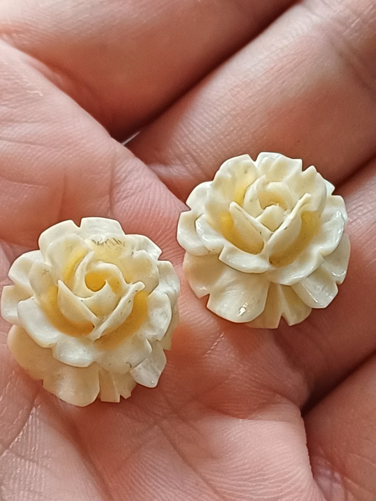 boucles d'oreilles anciennes, roses, Bijoux, Sacs & Beauté, Enlèvement ou Envoi