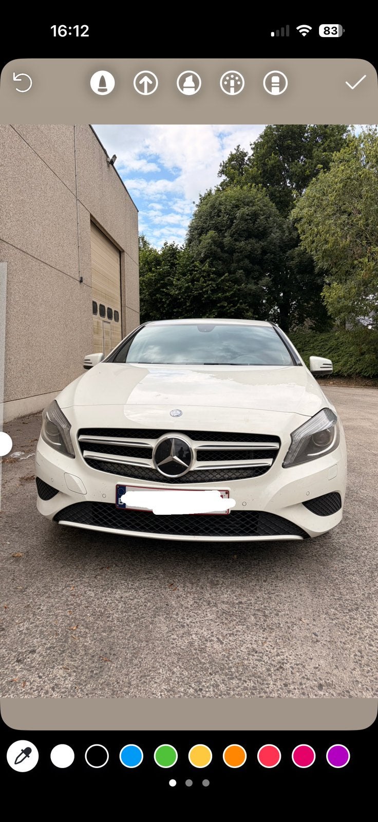 Mercedes A180i, Auto's, Mercedes-Benz, Particulier, Sportstoelen, Benzine, Leder, Ophalen