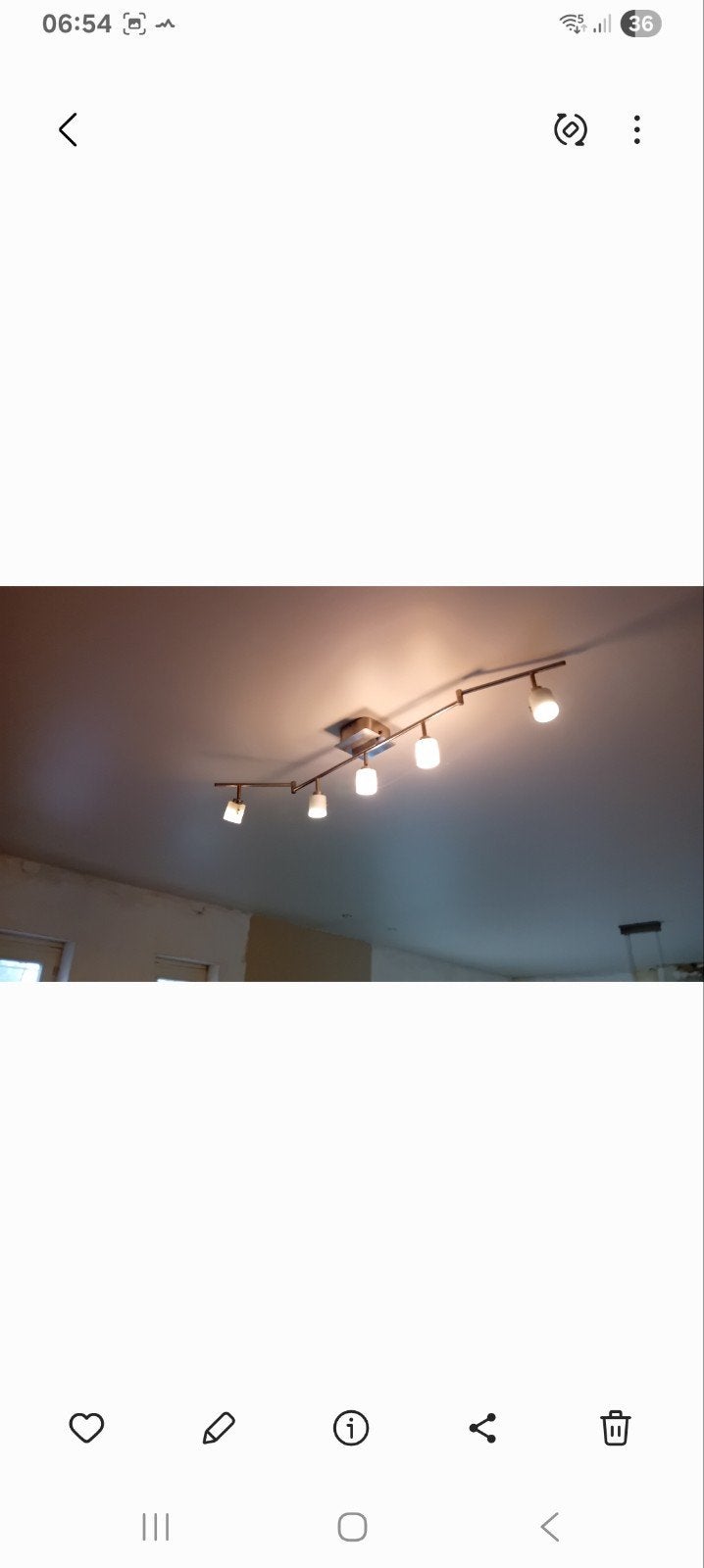 Plafondverlichting  met gratis spots, Enlèvement