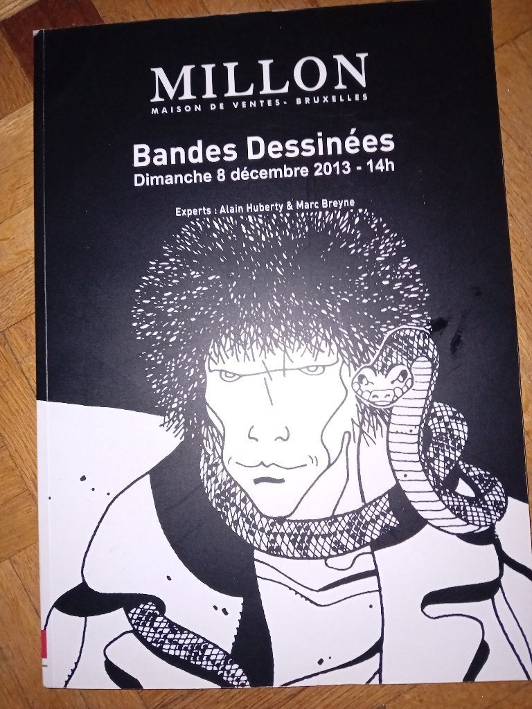 Catalogue vente aux enchères bandes dessinées millon, Ophalen of Verzenden