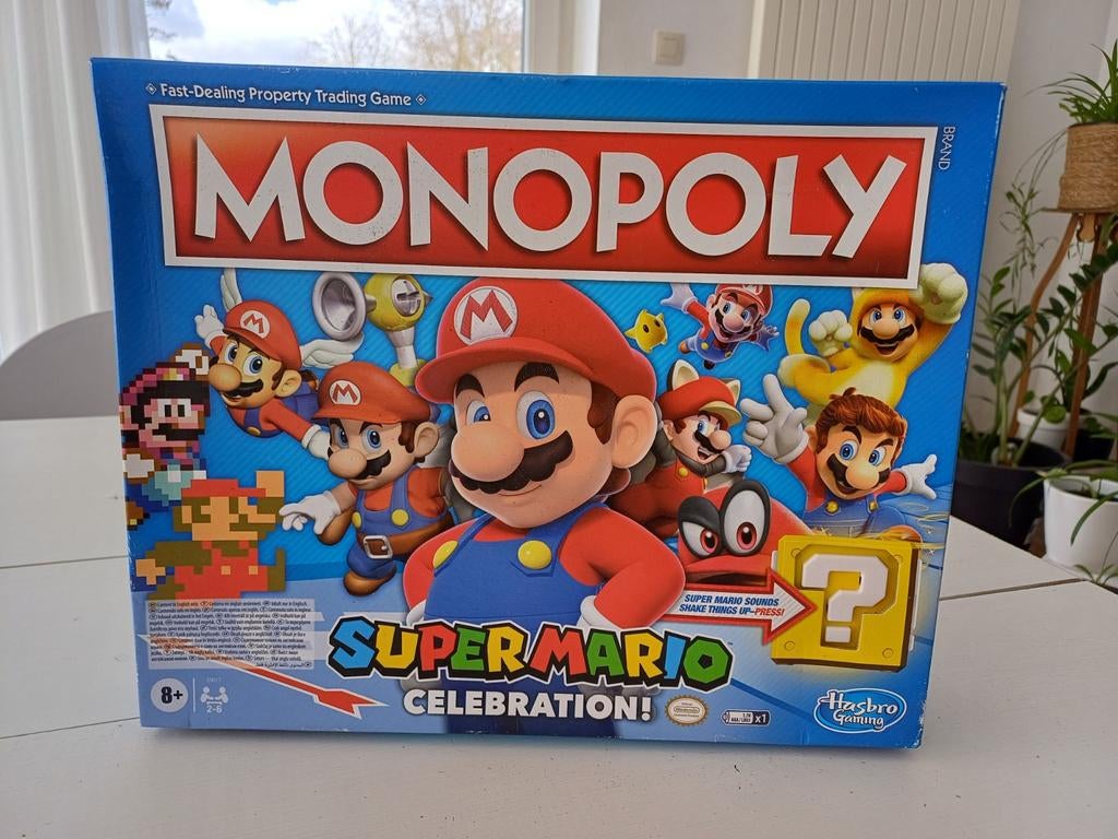 Nieuwe monopoly Super Mario, Hobby en Vrije tijd, Ophalen of Verzenden