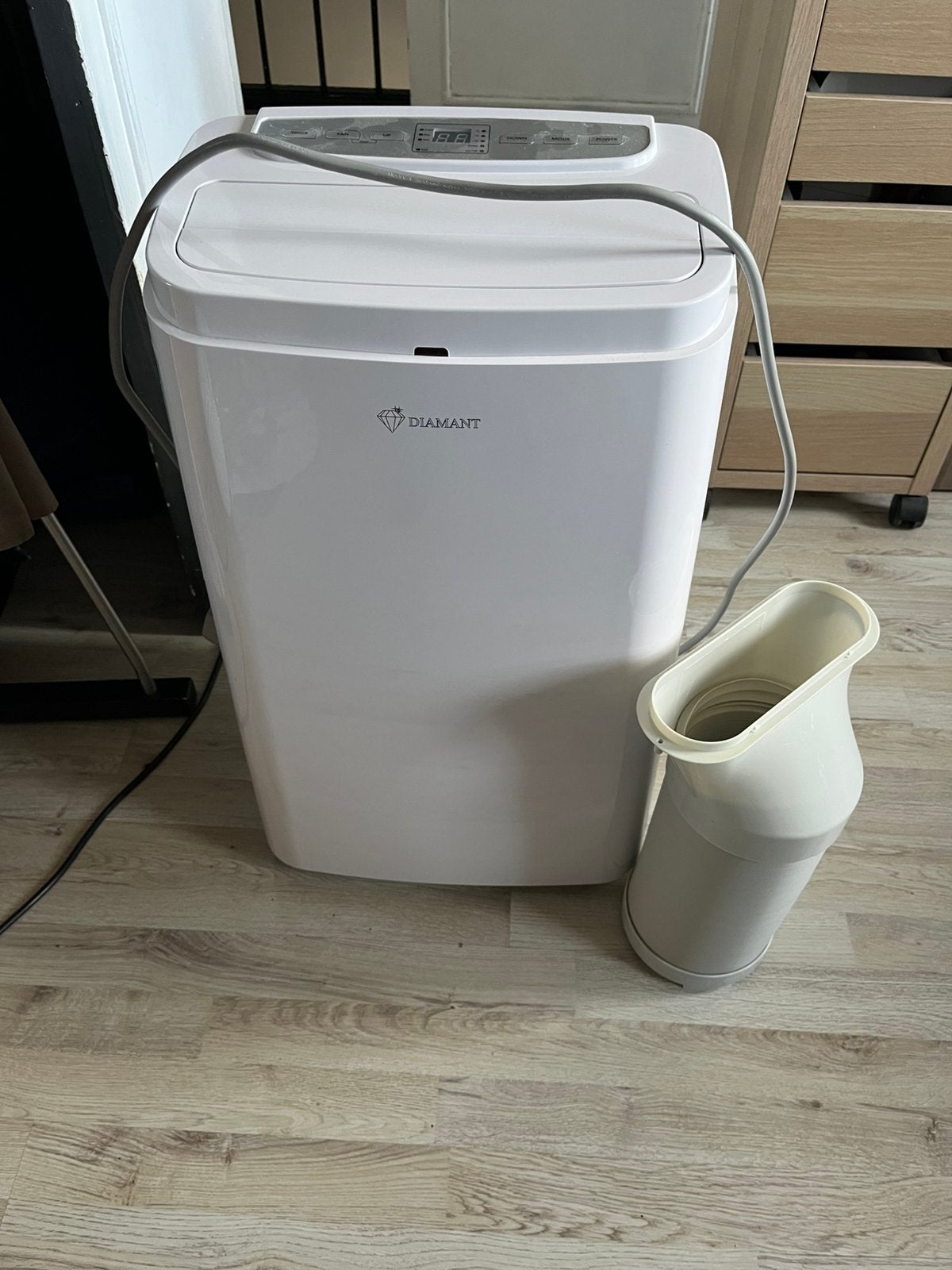 Diamant mobiele airco met afstandsbediening, Enlèvement, Utilisé, Climatiseur mobile, Télécommande
