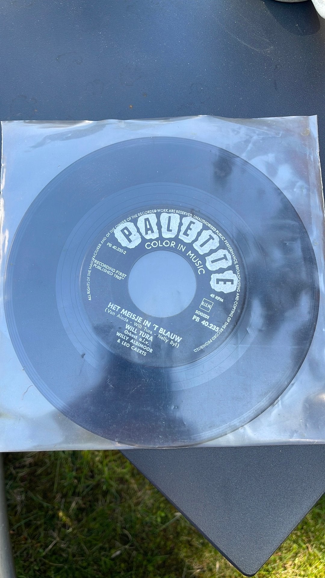 Single will tura 1965 ( het meisje), Cd's en Dvd's, Vinyl Singles, Ophalen, Gebruikt
