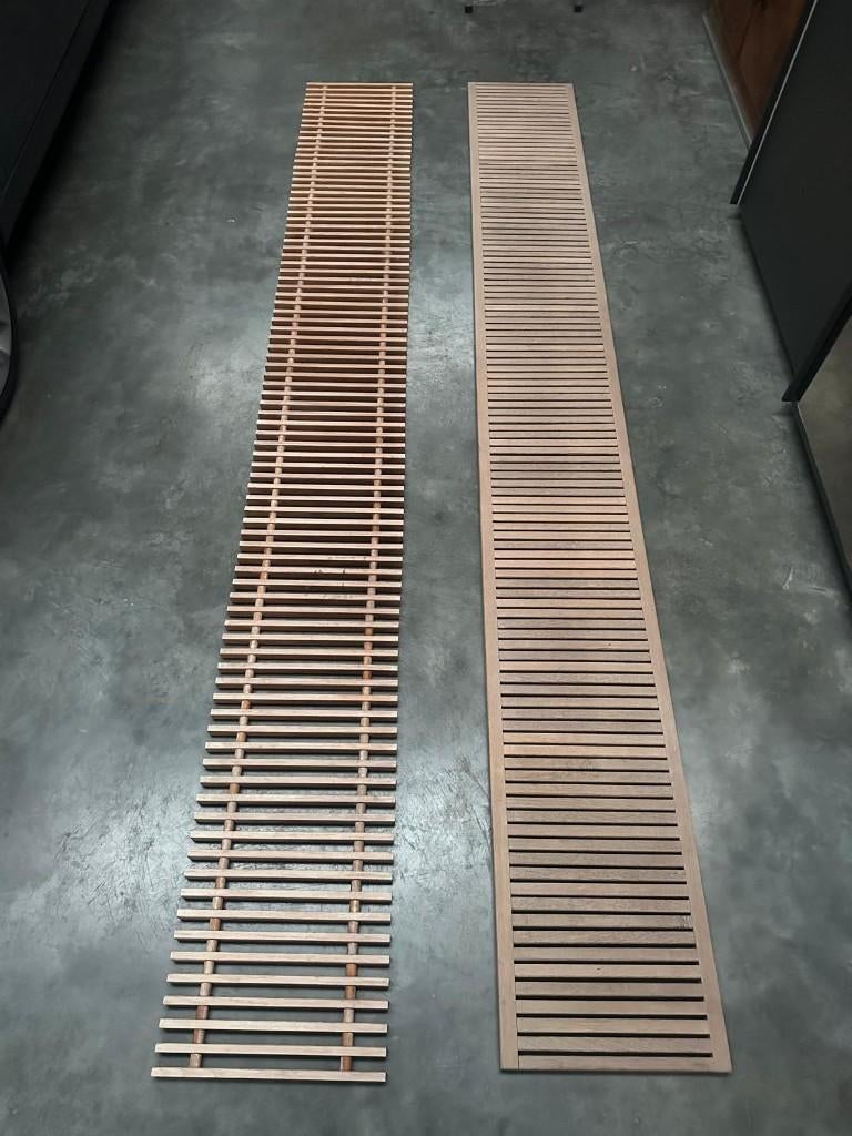 Eiken convector rooster (parket), Enlèvement, Utilisé