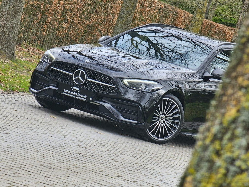 Mercedes c180 AMG PACK | PANO | 360CAMERA, Auto's, Mercedes-Benz, Automaat, Dealer onderhouden, Zwart, Leder