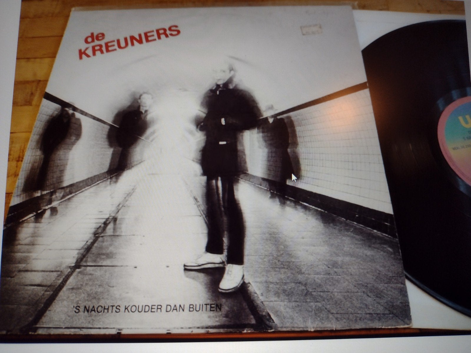 BELPOP LP: DE KREUNERS: 'S NACHTS KOUDER DAN BUITEN 1981, Cd's en Dvd's, LP, Gebruikt, Ophalen of Verzenden, Pop