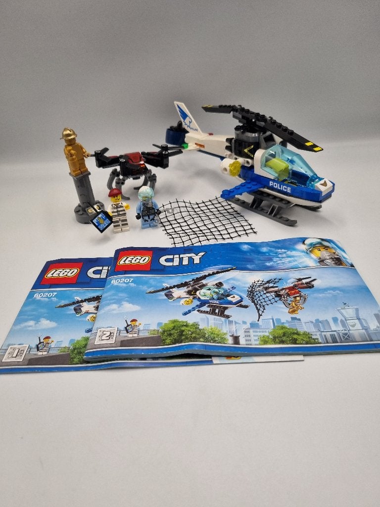 Lego City 60207 Sky Police Drone Chase, Kinderen en Baby's, Speelgoed | Duplo en Lego, Zo goed als nieuw, Lego, Complete set, Compleet
