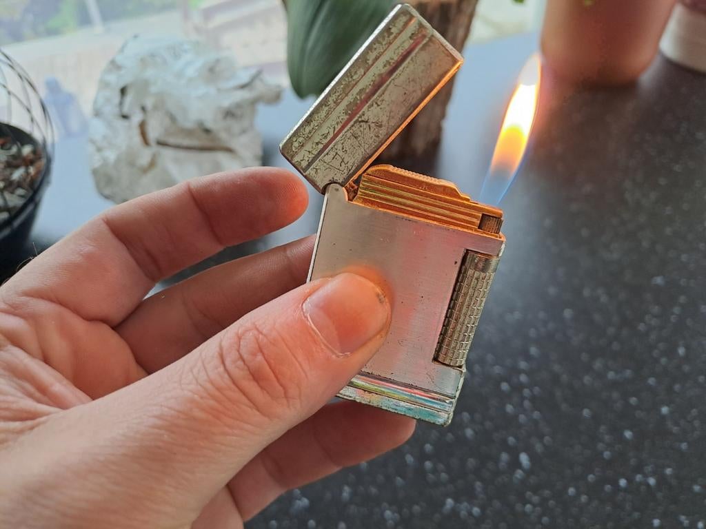 Briquet vintage X.HP style Dupont – Fonctionnel, Briquet