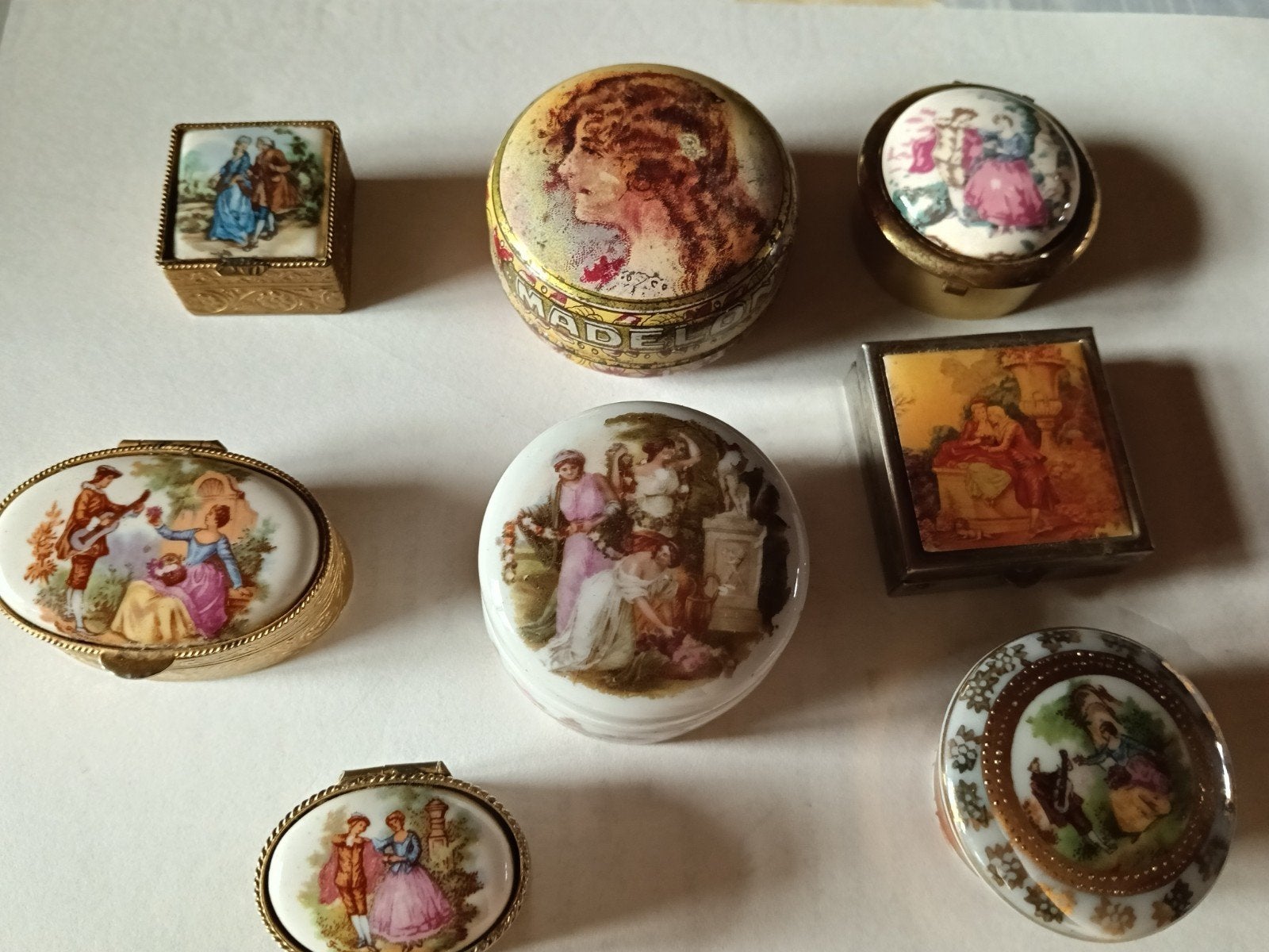 Antieke pillendoosjes, Antiek en Kunst, Ophalen of Verzenden