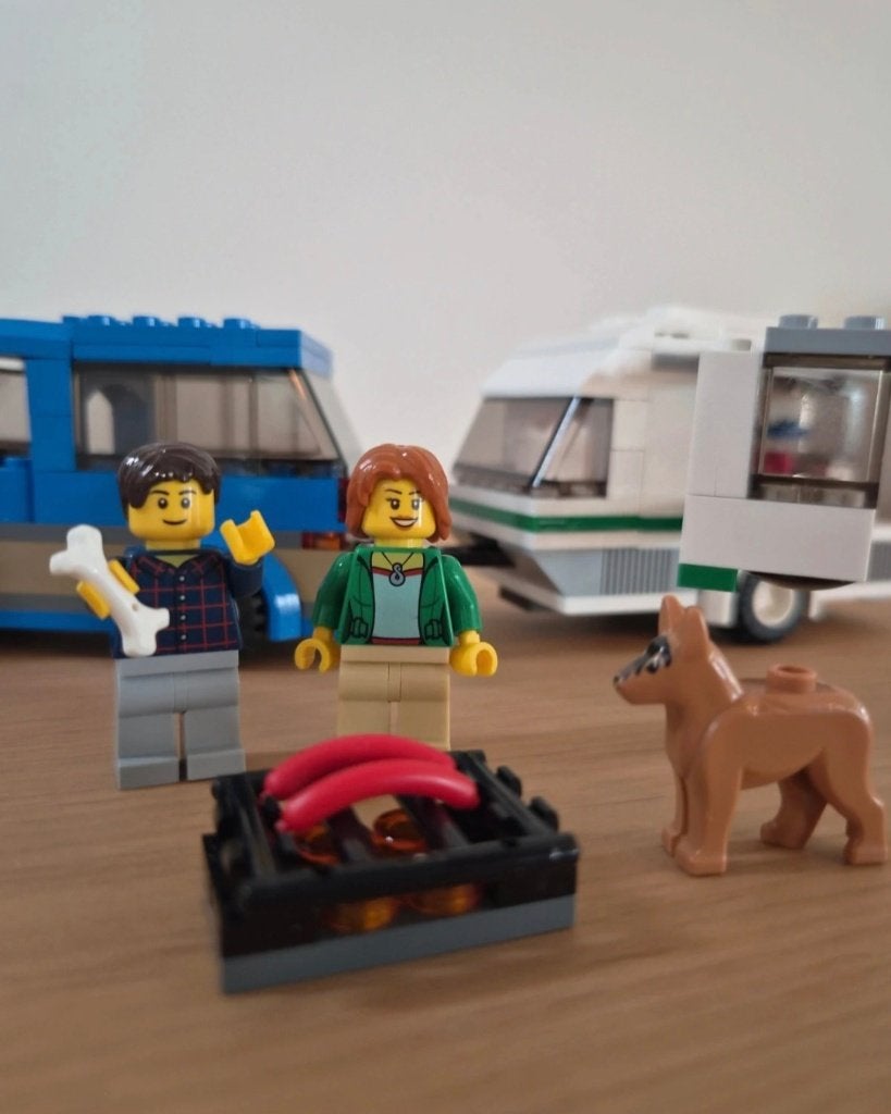 Lego caravan met busje 60117, Ophalen, City, Lego, Zo goed als nieuw