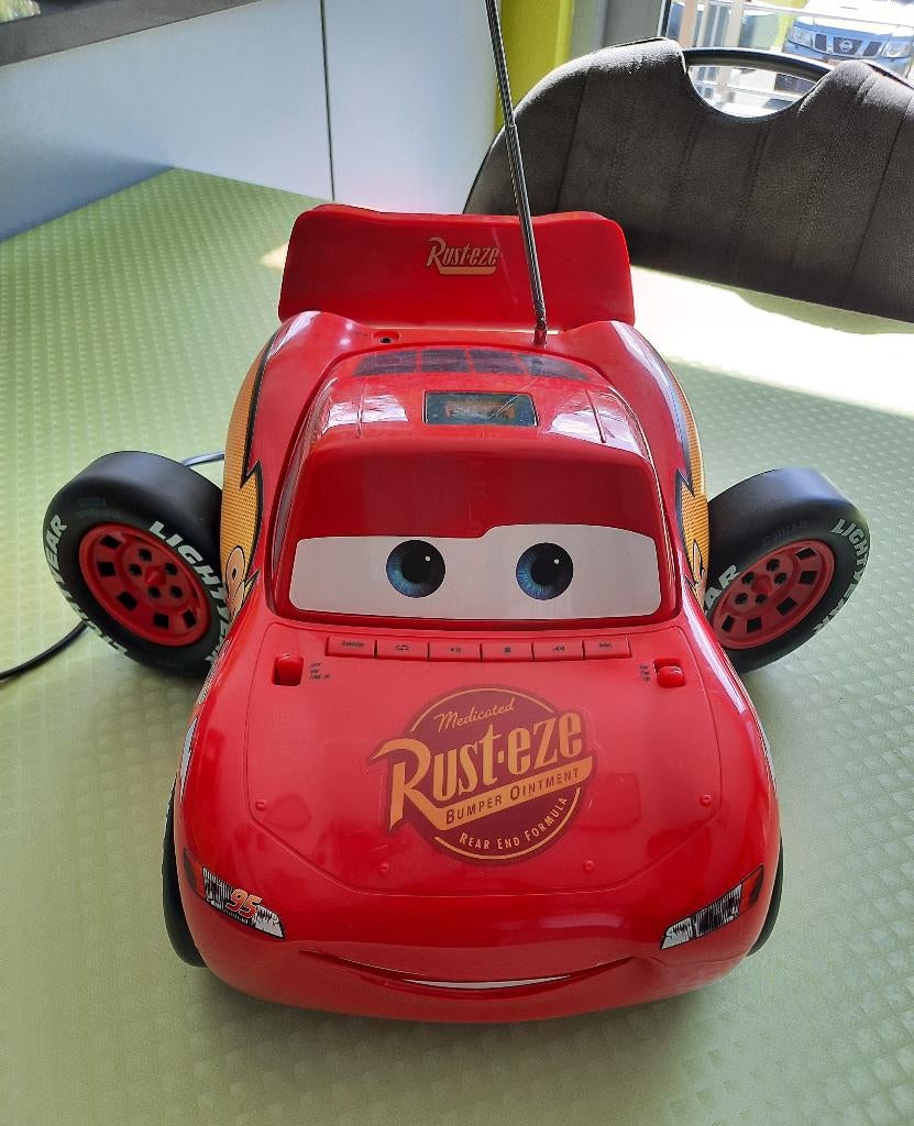 Disney Pixar Cars Lightning McQueen cd-speler radio speler, Ophalen, Gebruikt, Overige typen