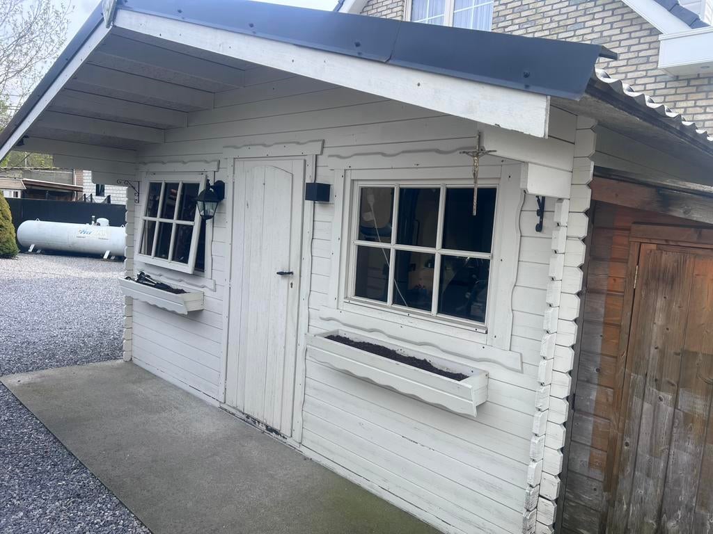 Blokhut tuinhuis, Tuin en Terras, Tuinhuizen, Ophalen, Gebruikt, Blokhut