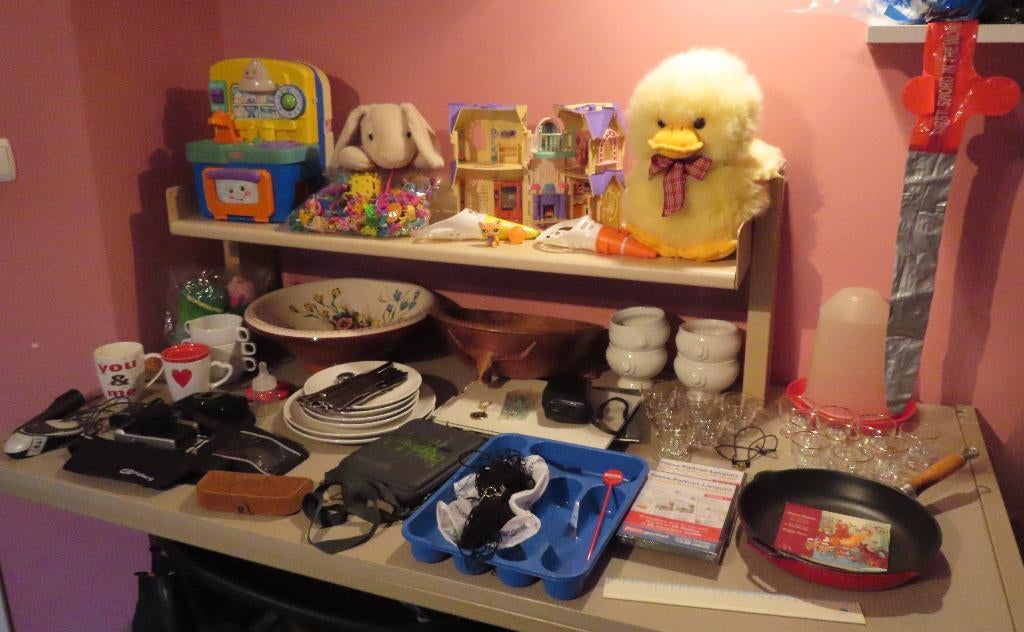 Gros lot brocante – voir différentes photos svp, Enlèvement, Utilisé