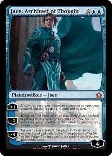 Jace, Architect of Thought - RAV - MTG - 4 SAMEN 1.50, Ophalen of Verzenden