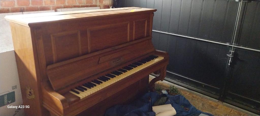 Piano droit debut XX eme, Enlèvement, Utilisé, Brun, Piano