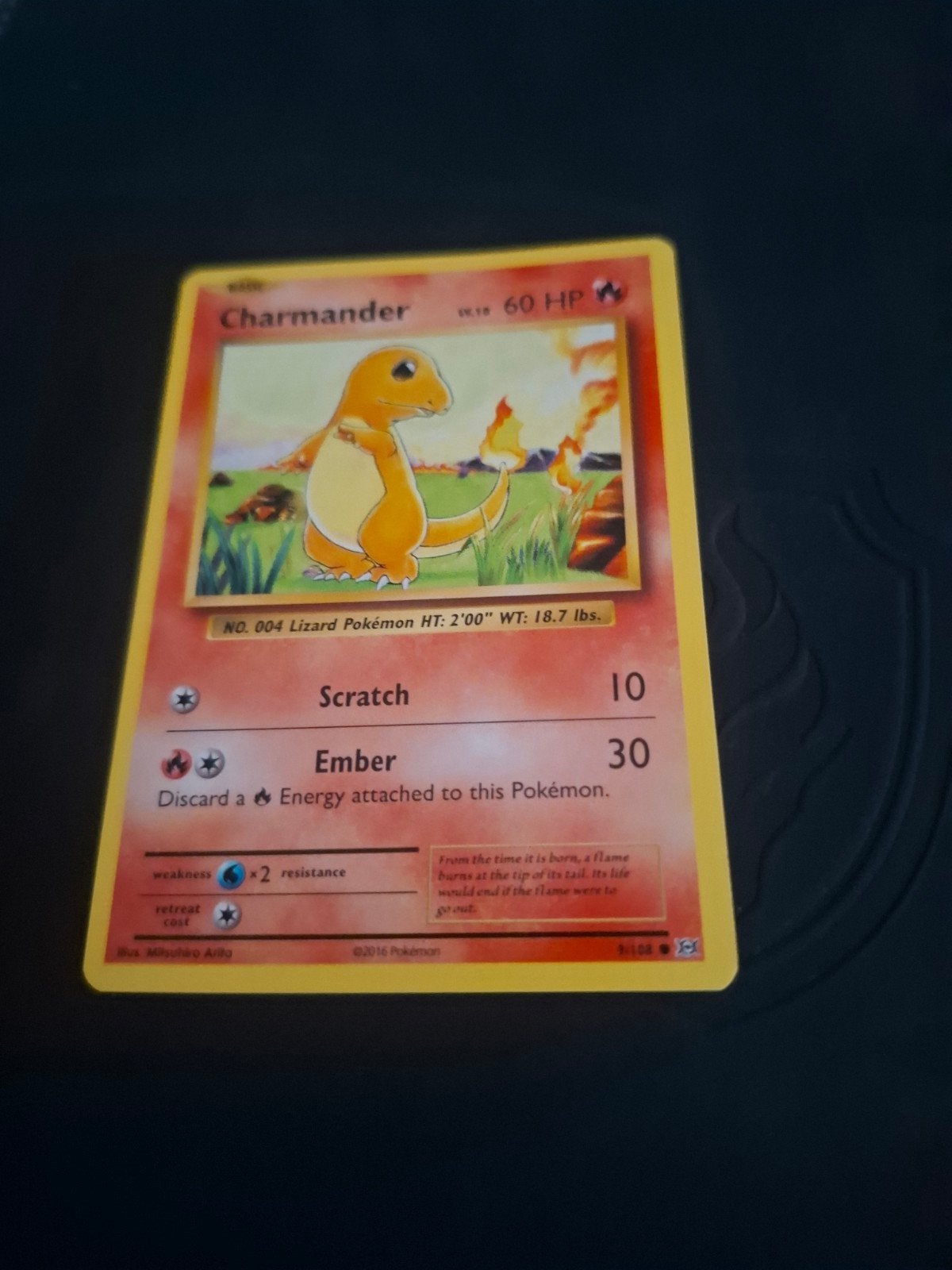 Pokémon Charmander Kaart - Basic LV.10 60 HP, Ophalen of Verzenden