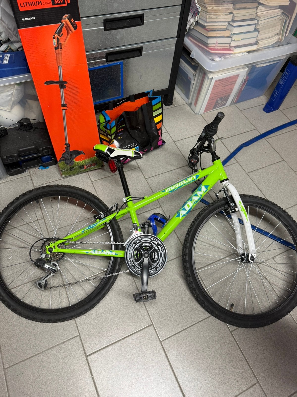 Vélo enfant VTT 24” vert – Bon état, Vélos & Vélomoteurs, Enlèvement, Comme neuf