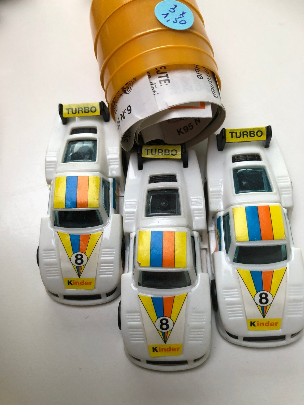Verrassingseieren kindersurprise sportauto’s, Collections, Œufs à surprise, Enlèvement, Utilisé