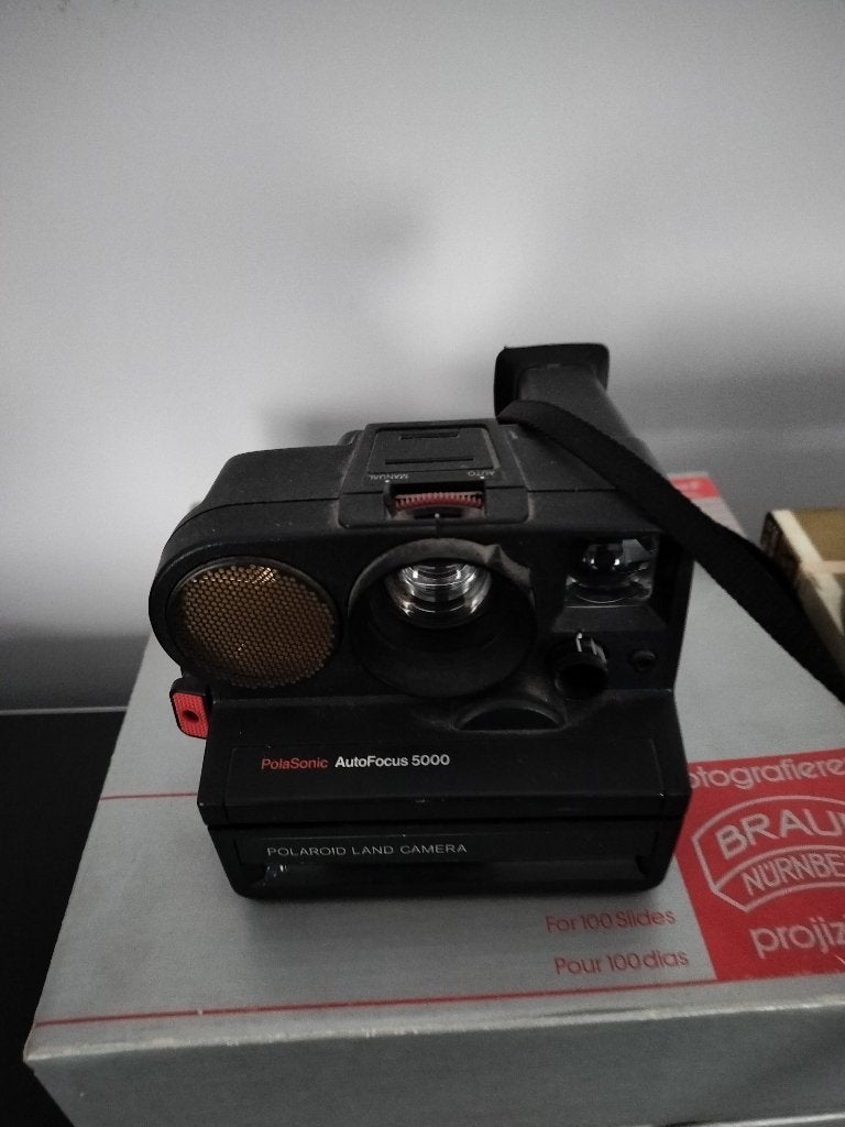 Polaroid Polasonic AutoFocus 5000 instant camera, TV, Hi-fi & Vidéo, Enlèvement ou Envoi, Utilisé, Polaroid, Polaroid