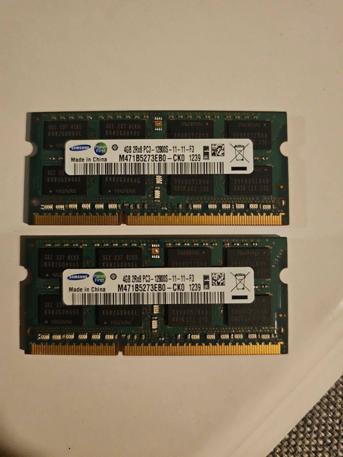 Samsung 8GB Laptop RAM Kit (2x 4GB DDR3 1600MHz), Computers en Software, RAM geheugen, Ophalen of Verzenden, DDR3, Laptop, 4 GB