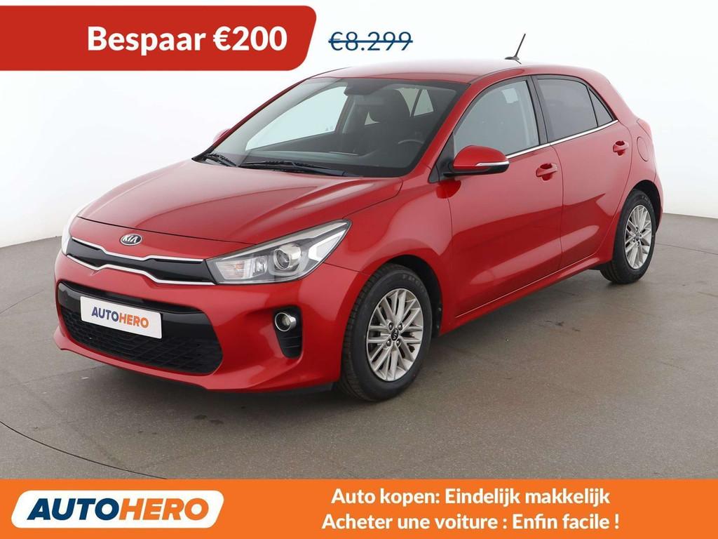 Kia Rio 1.2 Active (bj 2017), Auto's, Voorwielaandrijving, Stof, Gebruikt, Zwart