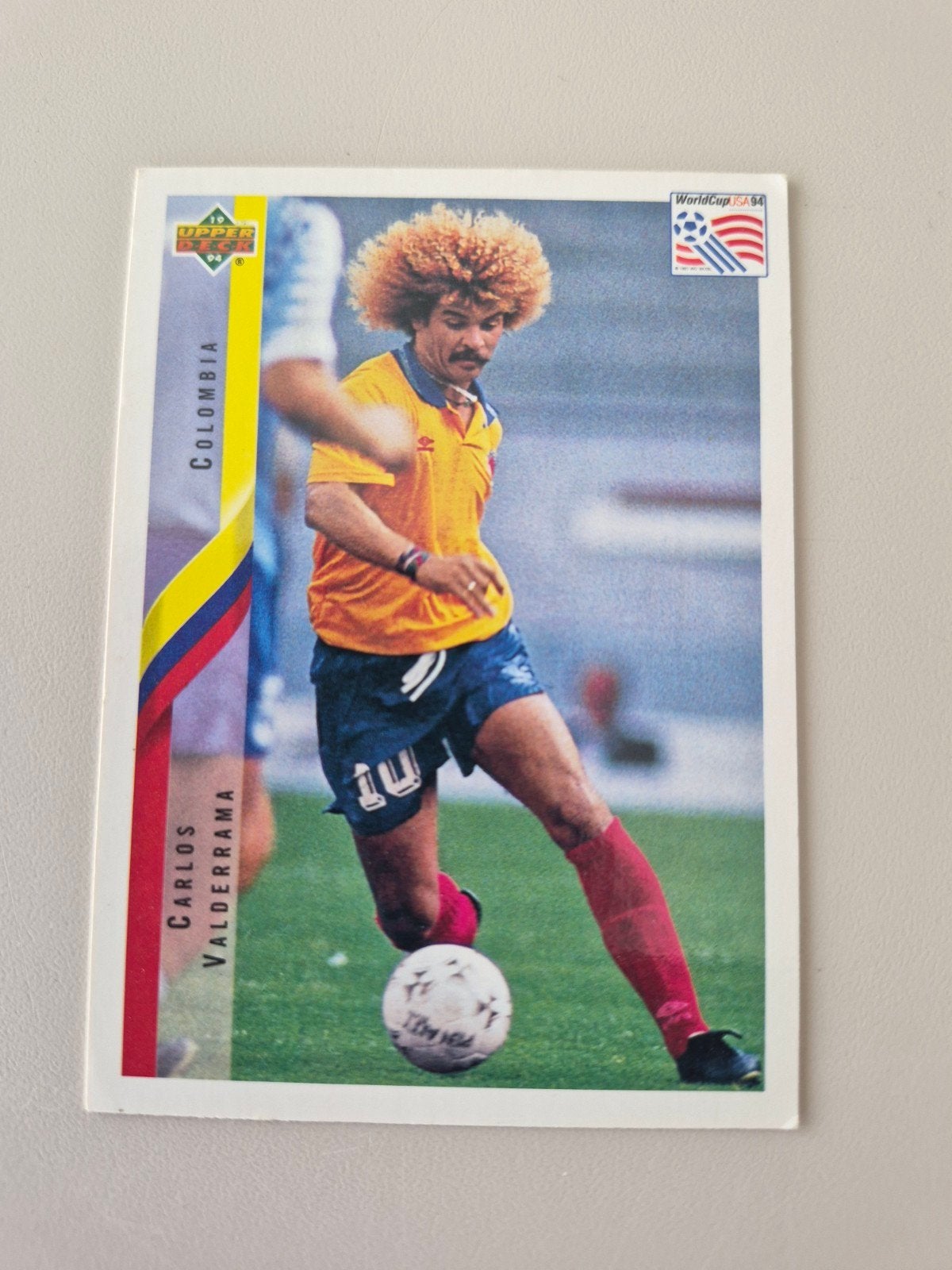 Carlos Valderrama - Colombia - Upper Deck 1994, Verzamelen, Ophalen of Verzenden