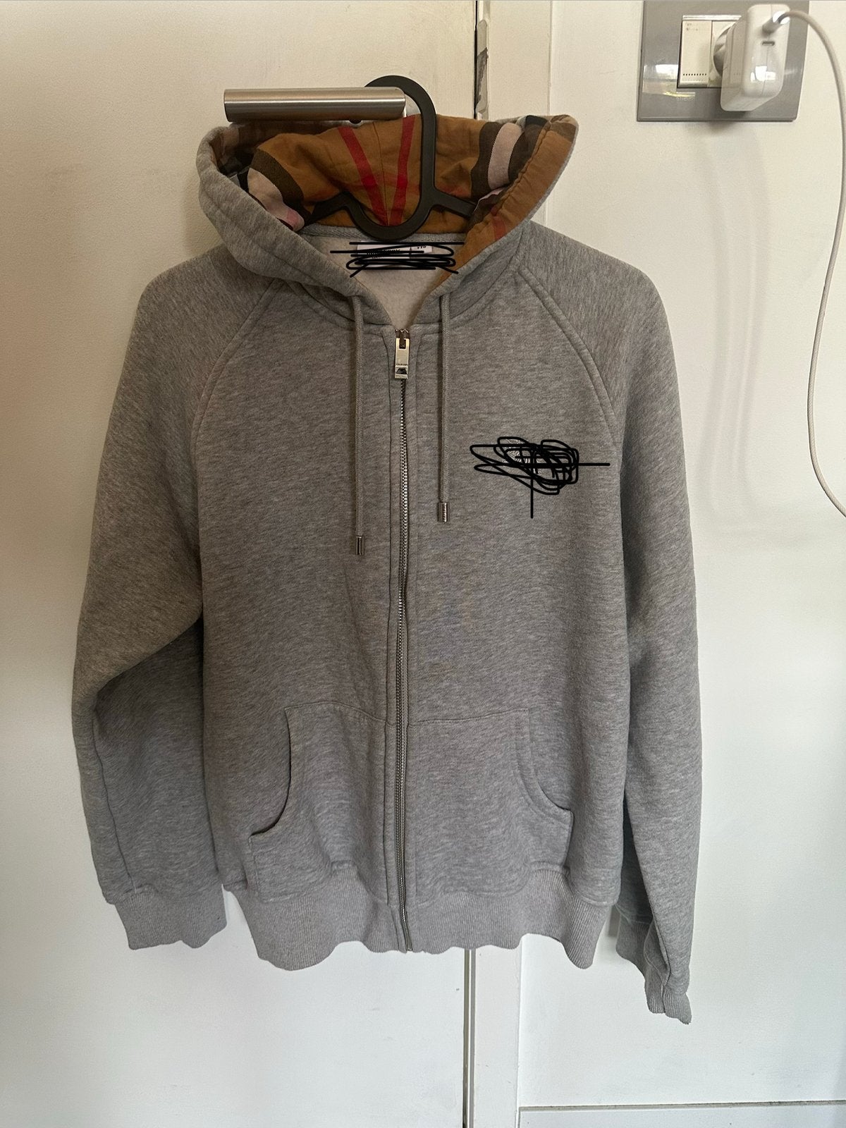 Grijze burberry vest, Ophalen of Verzenden, Zo goed als nieuw, Maat 48/50 (M), Grijs