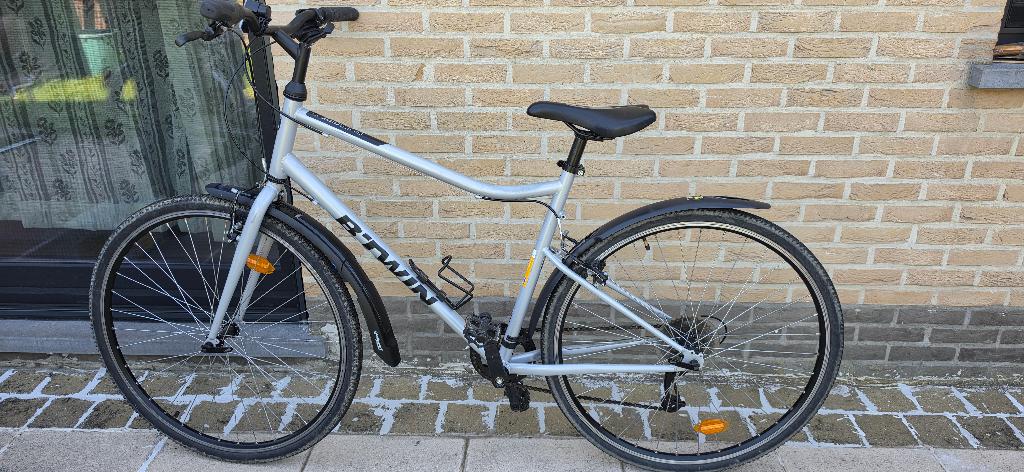 Vélo B-Twin Riverside 120 pour garçons, Vélos & Vélomoteurs, Frein sur jante, 26 pouces ou plus, Comme neuf, Enlèvement